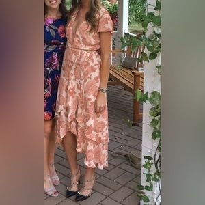 Reformation Wrap Floral Dress Size Small